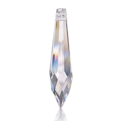 Asfour Crystal Light Catchers for Windows 76mm Clear Hanging Crystals Drop Prism