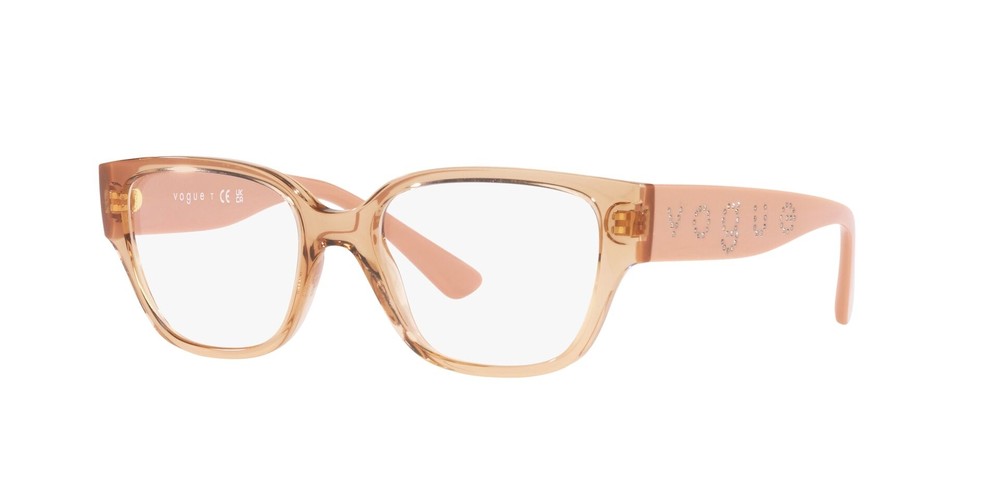 VOGUE VO5458B 2826 Transparent Light Brown Demo Lens 51 mm Women's Eyeglasses