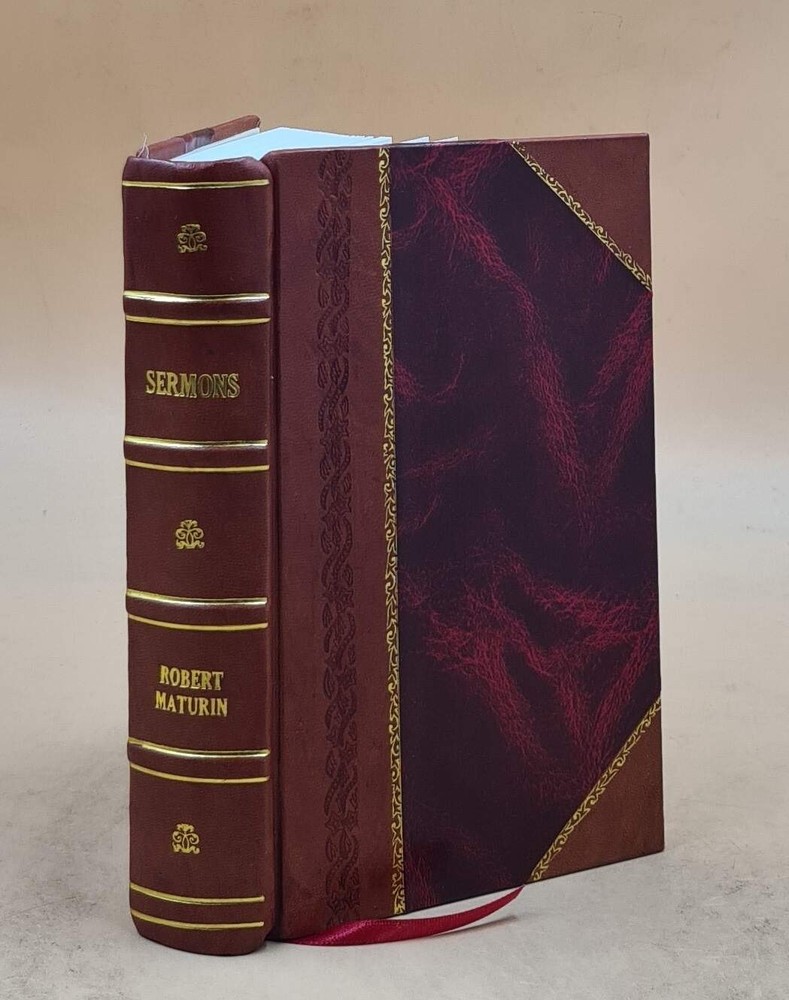 Vintage Leather Bound Sermons 1819 by Charles Robert Maturin