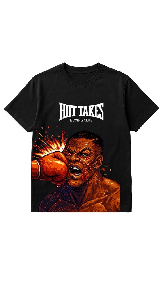 Mike Tyson punch out Inspired tee, Boxraw,Everlast Inspired (Oversized Fit)