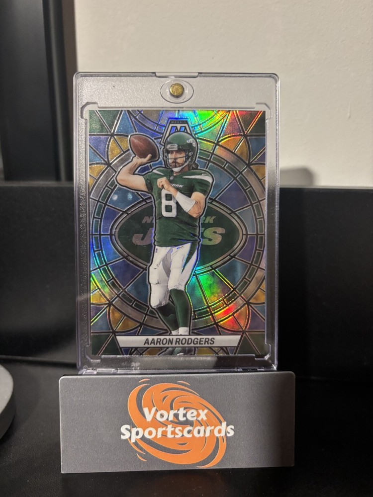 2023 Mosaic Aaron Rodgers Stained Glass SSP Glass Mosaic