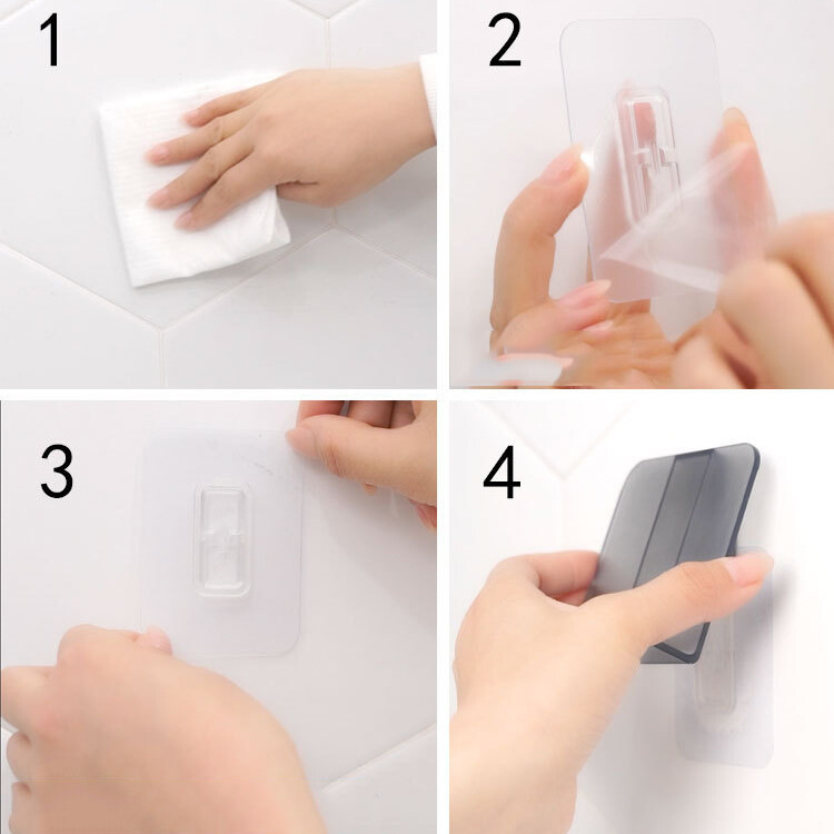 Universal Bathroom Phone Tablet Holder Stand with Storage Bracket Support