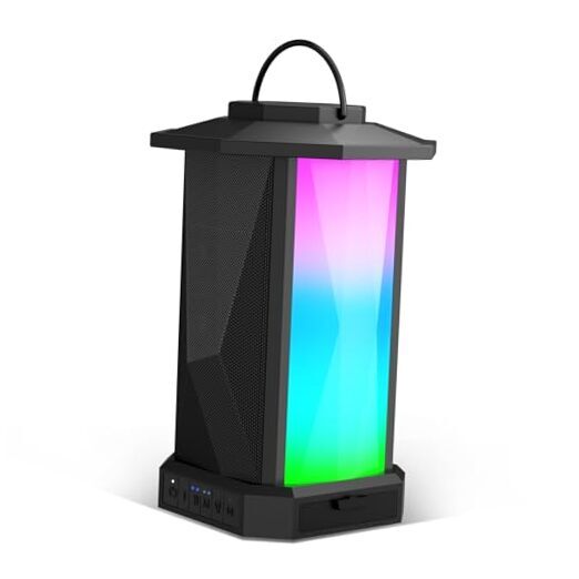 50W Outdoor Bluetooth Speaker with Colorful Lights IPX5 Waterproof  