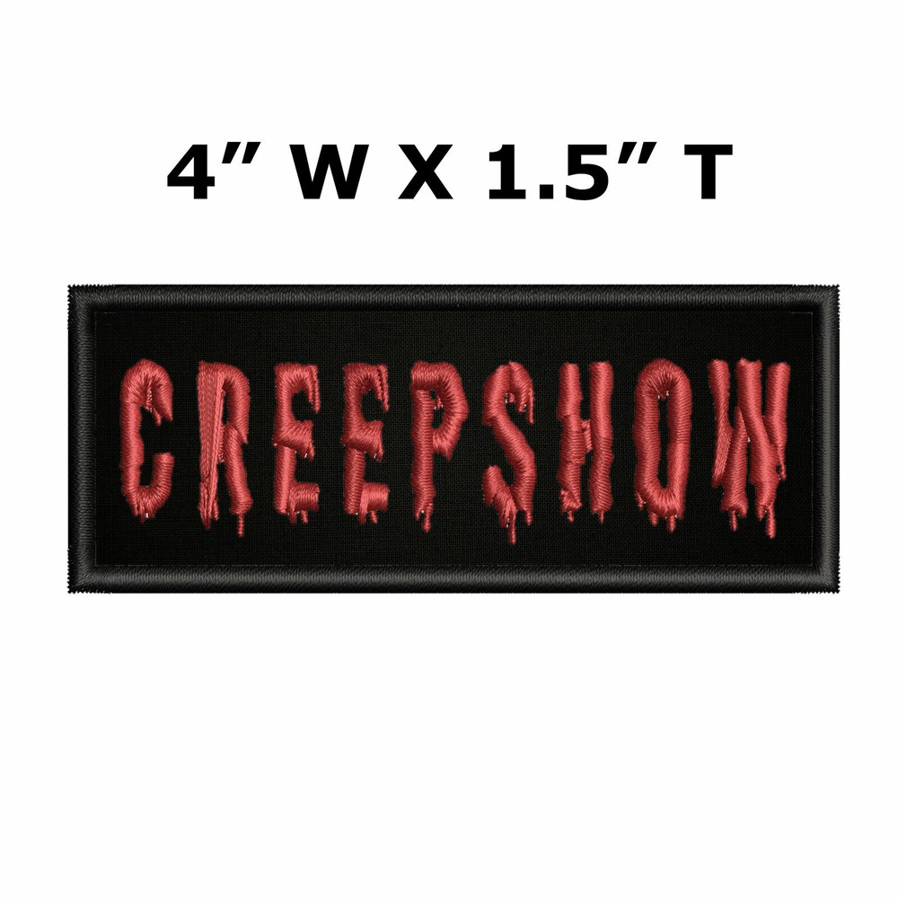 Creepshow Patch Embroidered IRON-ON Applique Halloween Costume Scary