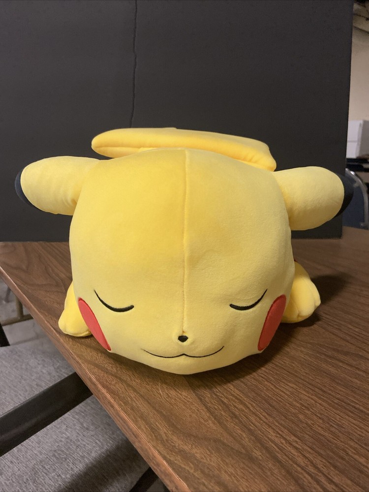 Pokemon 18” Sleeping Pikachu Soft Jumbo Large Plush Pillow Buddy Brand New