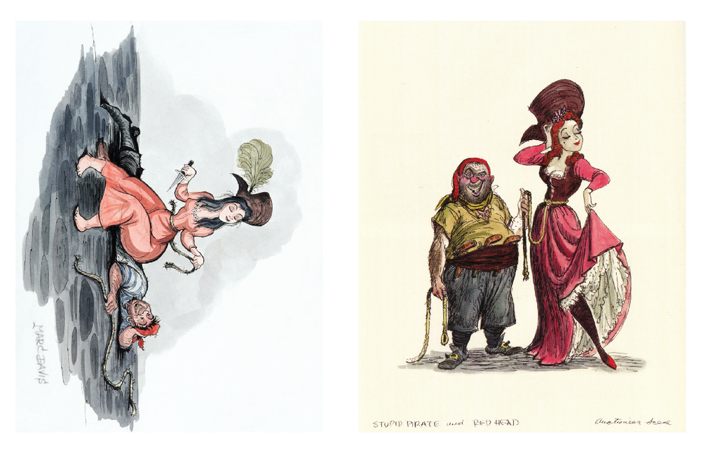 Disney Pirates of the Caribbean Redhead Satin Art Poster 13x19