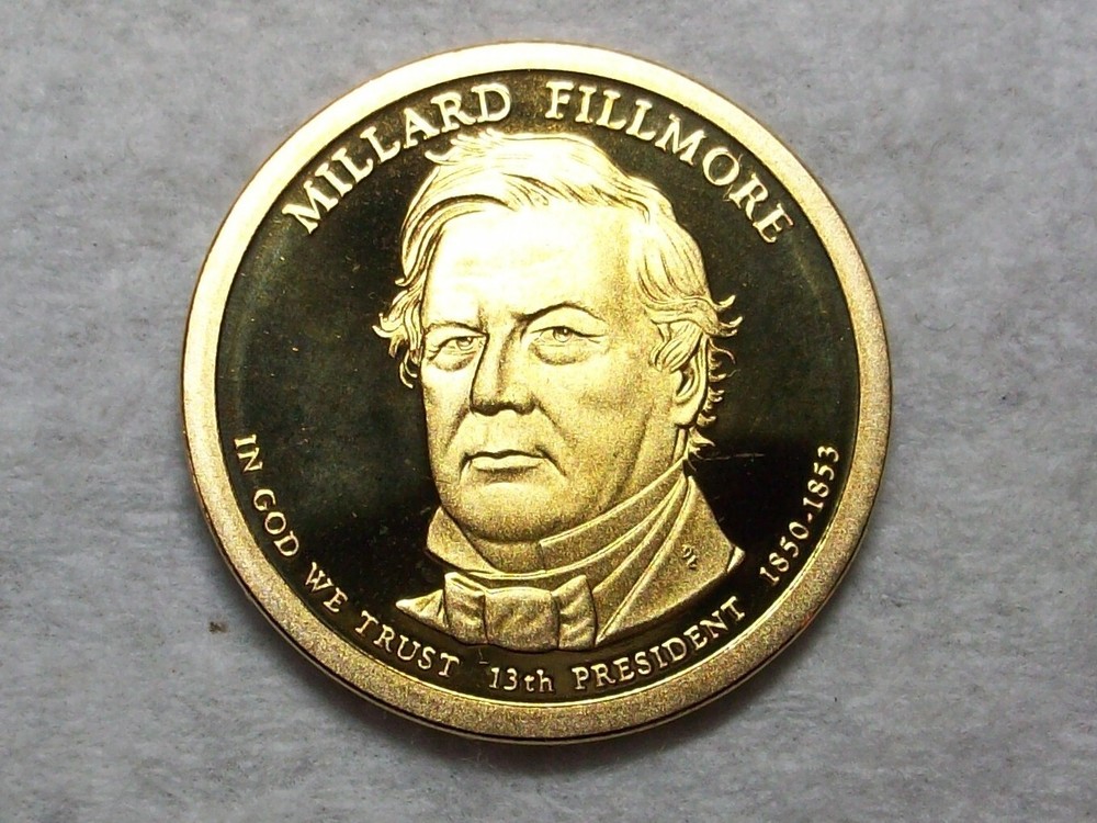2010 S Millard Fillmore Presidential Proof $1 One Dollar Circulated