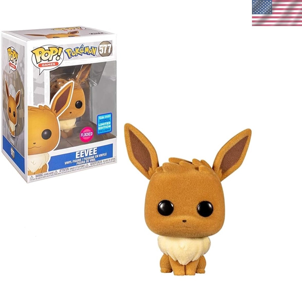 Pop! Games: Flocked Eevee Wondrous Convention Limited Edition Exclusive
