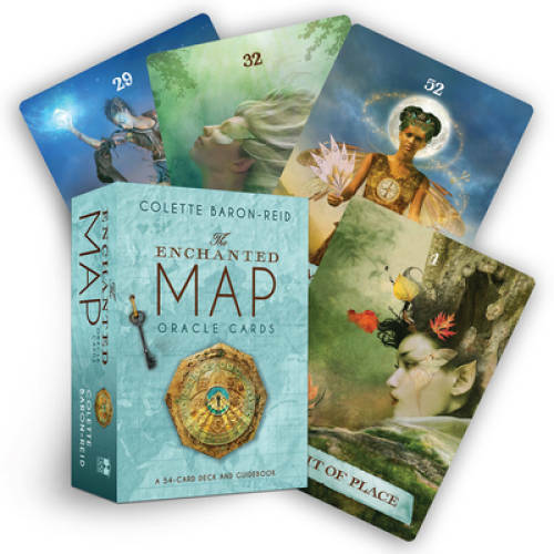 The Enchanted Map Oracle Cards - Cards By Baron-Reid, Colette - GOOD