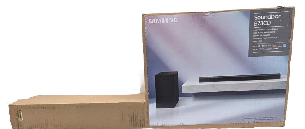 Samsung HW-B73CD 5.1 Channel B-Series Soundbar w/Wireless Subwoofer