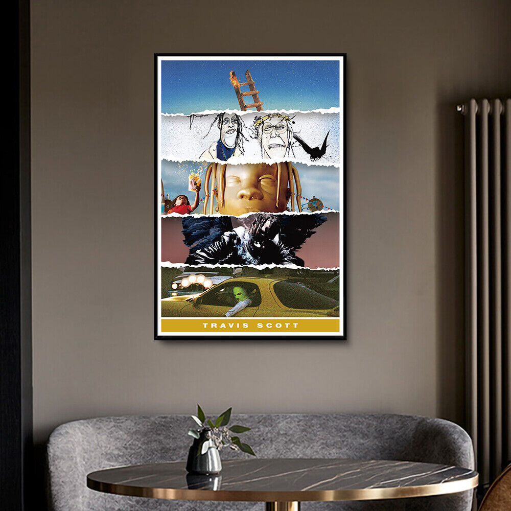 558580 Travis Album Cover HD Rap Music Star Cover Art 24x18 WALL PRINT POSTER