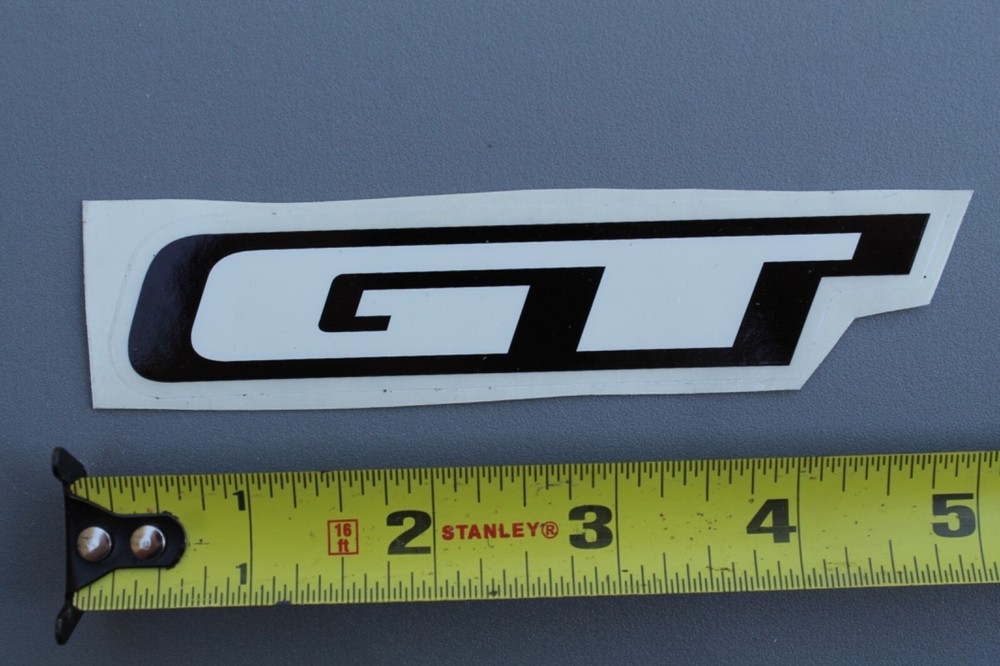 GT Racing Bikes Black White 80's BMX Bicycles Cycling BK1 Vintage Biking STICKER