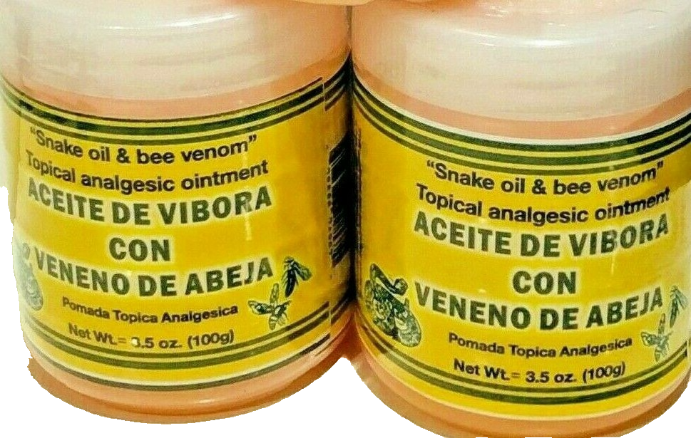 Snake Oil & Bee Venom Topical Analgesic Pain Relief 2 Pack-image