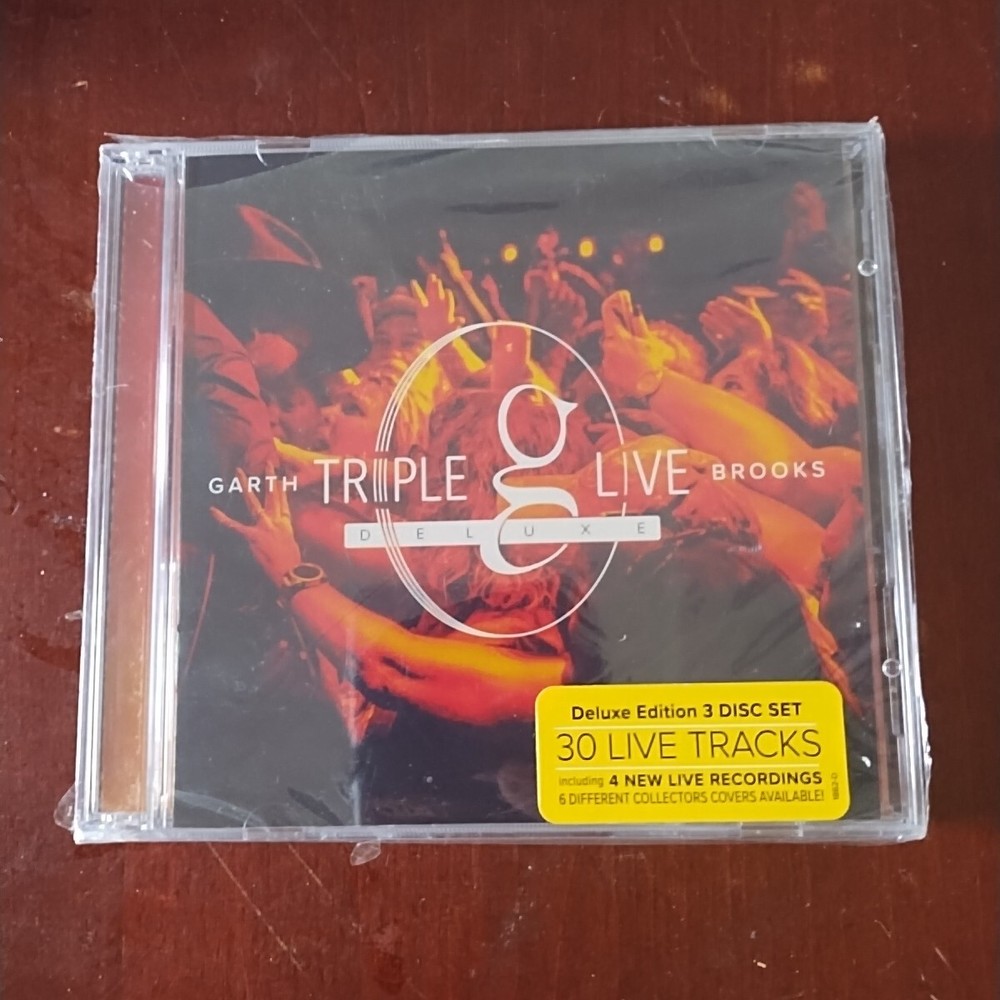 Garth Brooks Triple Live Deluxe 3CD 2020 Greatest New Country Music Hits B Cover