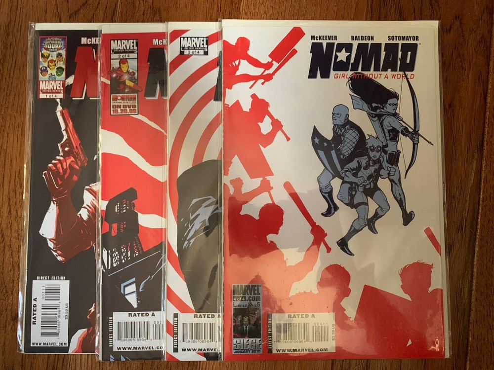Nomad: Girl Without A World #1-4 Complete Set (2009 Marvel)-image