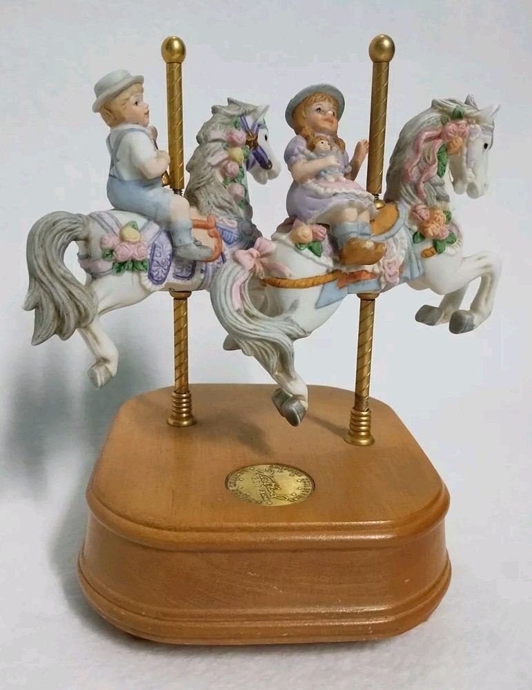 Vintage Westland Carousel Waltz Horse Musical Box Ltd. Ed 