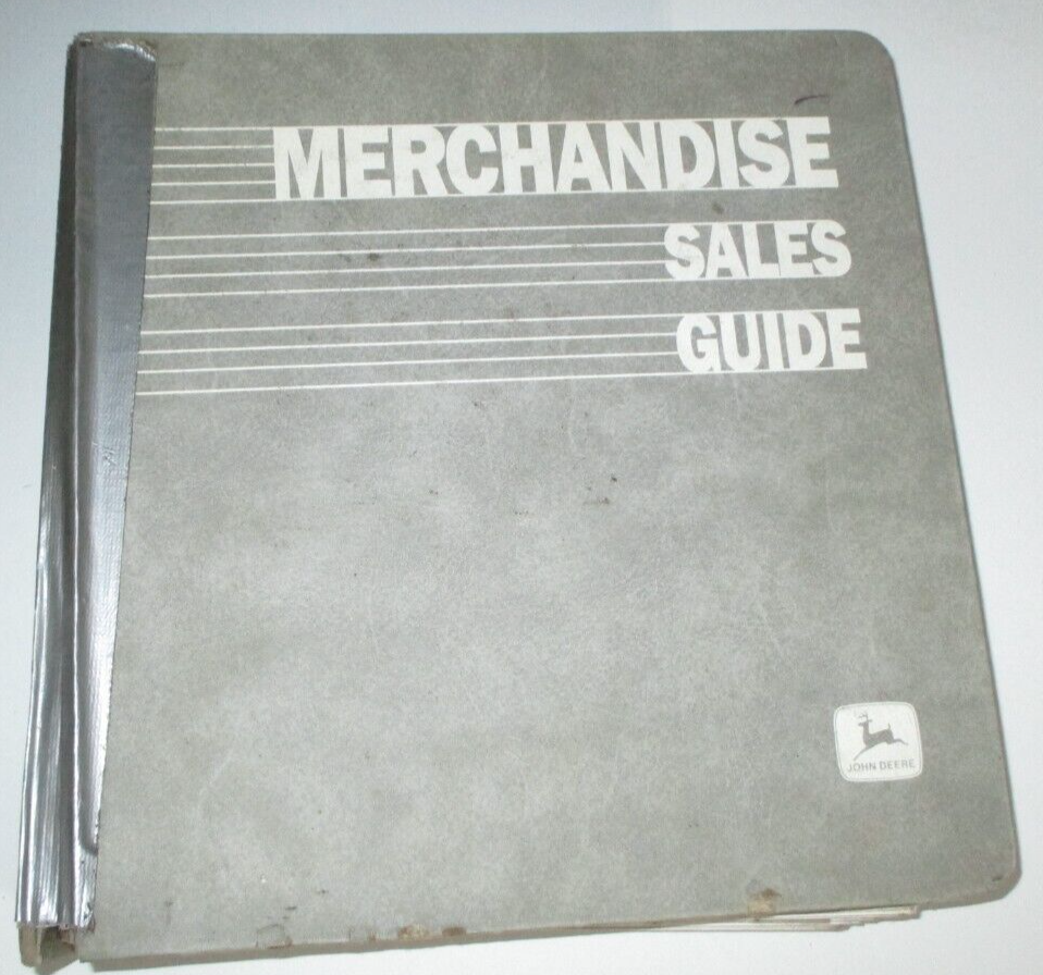 1999 John Deere Merchandise Sales Guide Manual Tools Lubricants Seats Batteries&