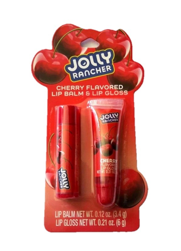Jolly Rancher Cherry Lip Balm & Gloss Duo - Fresh & Sweet