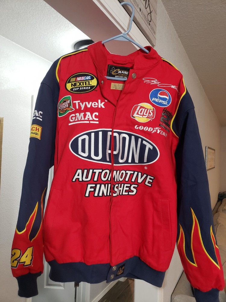 Chase Authentics Jeff Gordon 24 Dupont Racing Jacket Size Large