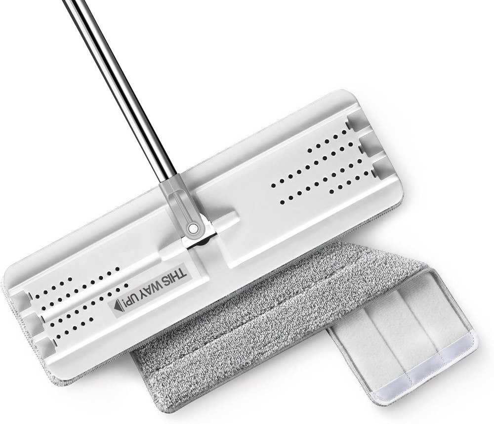 JOYMOOP Flat Mop, Microfiber Mop for Floor Cleaning and Wall Cleaner, 50