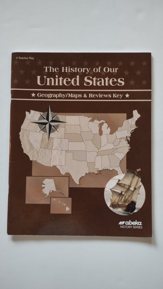 Abeka US History Geography Maps Reviews Homeschool Answer Key  -image