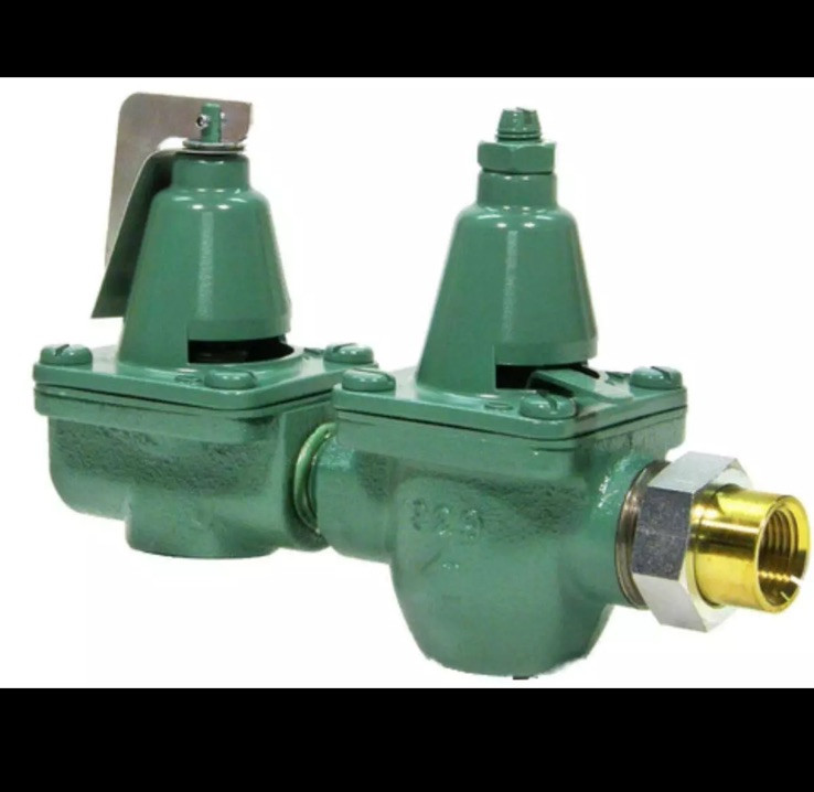 Taco 334-T3 1/2NPT Cast Iron Dual Valve Pressure Reducing Valve & Relief Valve