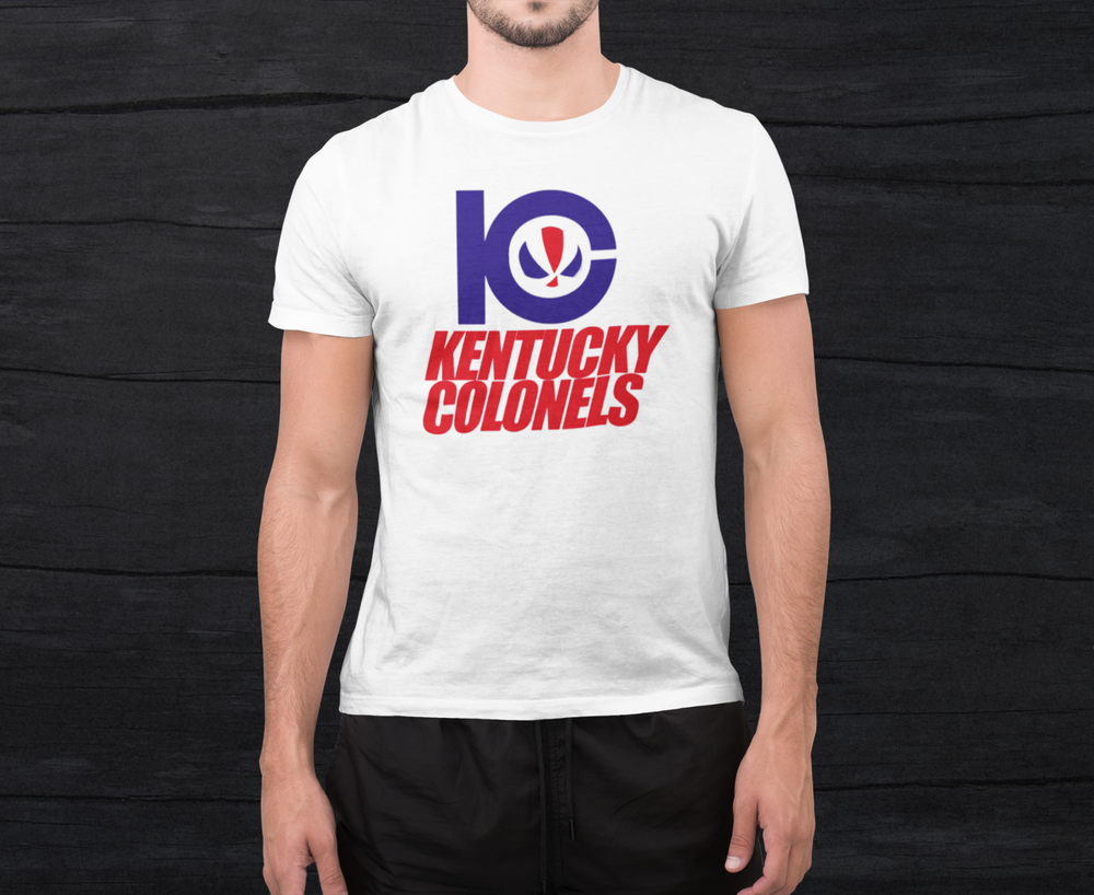 Retro Style ABA Kentucky Colonels Vintage Logo Printed T Shirt sz s - 3XL NEW-image