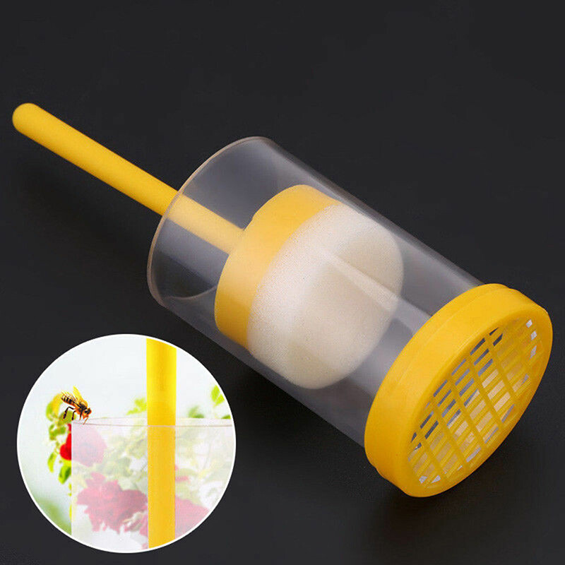 Beekeeper Queen Bee Marking Cage Marker Plunger  Bottle Beekeeping Tools US Y*a5