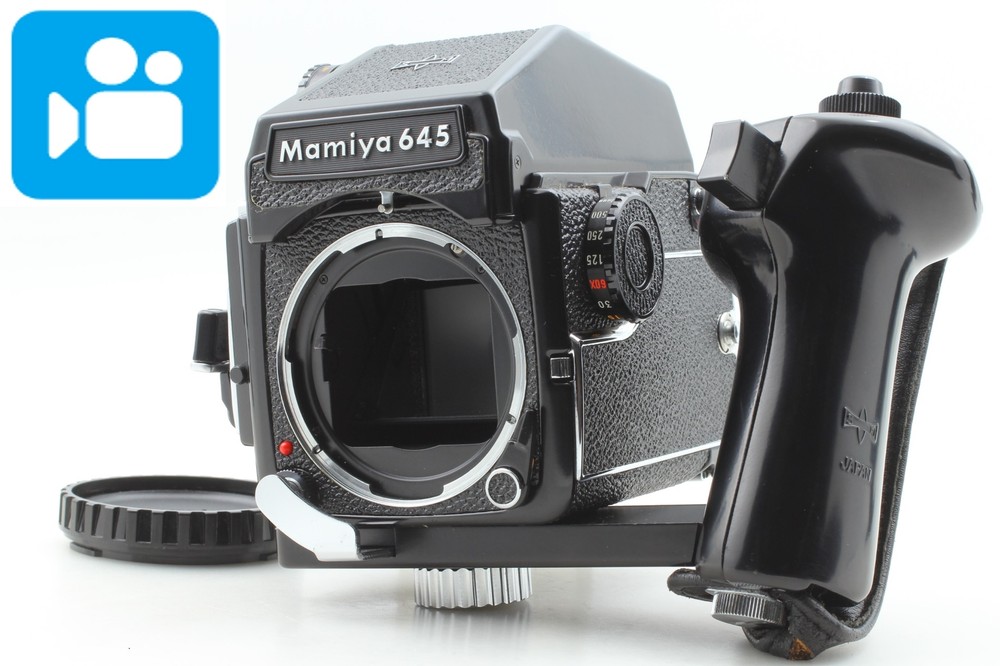 🎦VIDEO👀[Near MINT] Mamiya M645 1000S PD Prism Finder w/ Left Grip From JAPAN