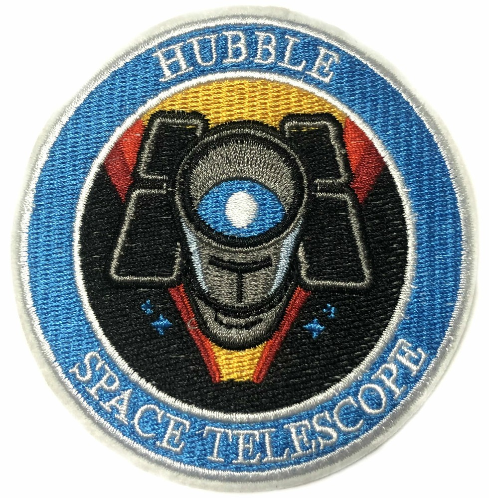 Hubble Space Telescope Embroidered Patch Iron/SewOn Applique NASA Space Explorer