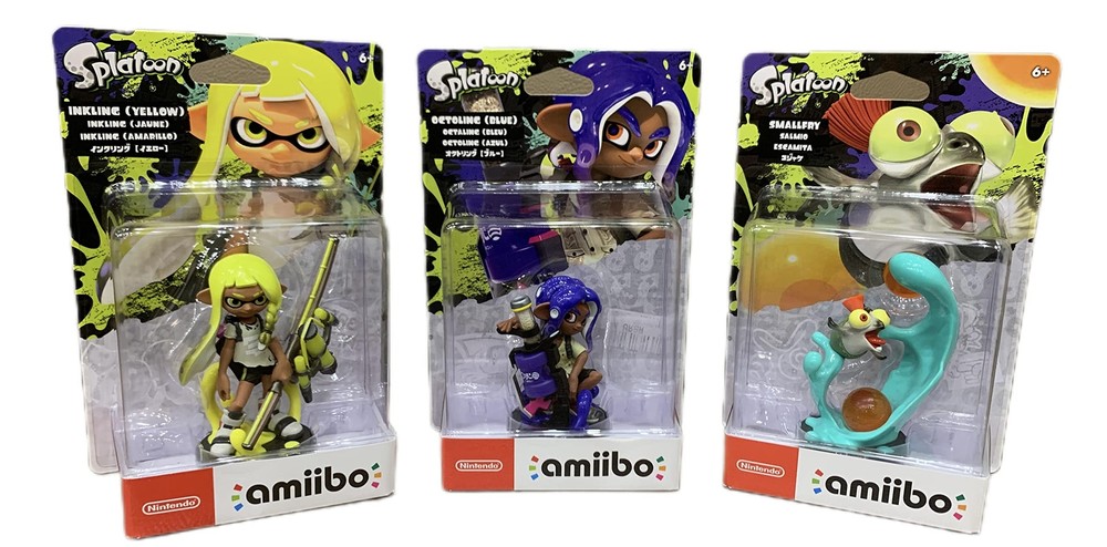 Splatoon Amibo [Set of 3] [Inking/Otling/Kojake] (Splatoon Series) * Individual.-image