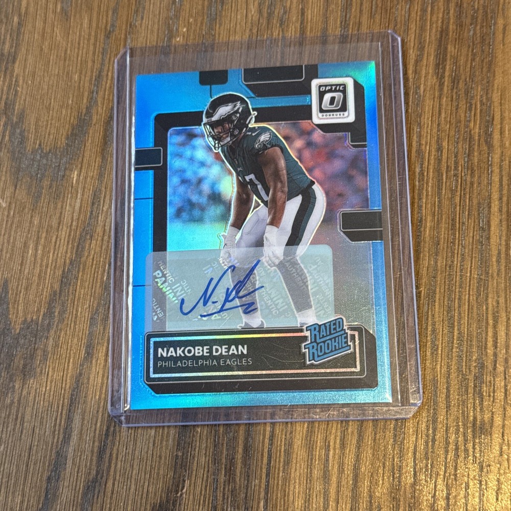 2022 Panini Donruss Optic Nakobe Dean Auto /99