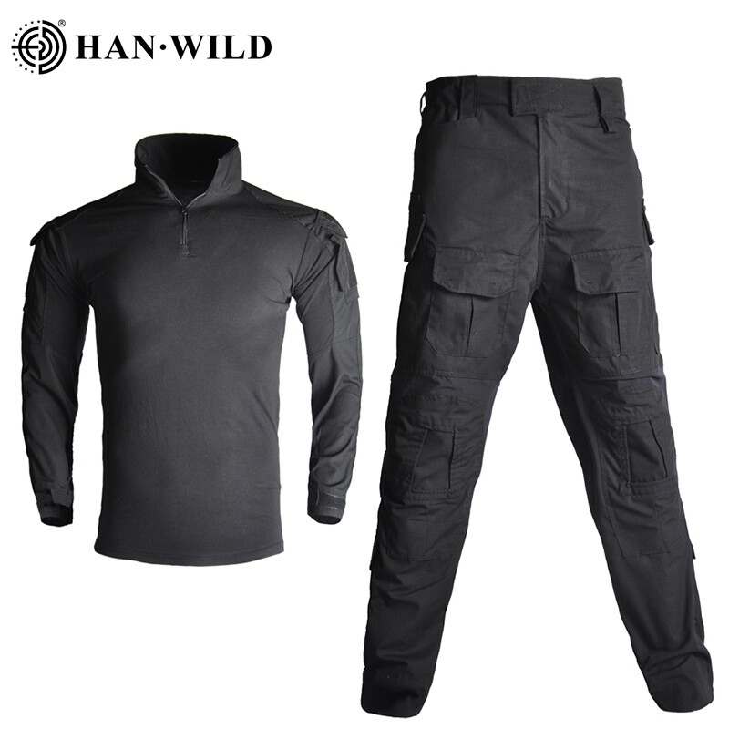 Mens Tactical Suits Combat Shirts Cargo Pants Work Military Outdoor Uniform Suit