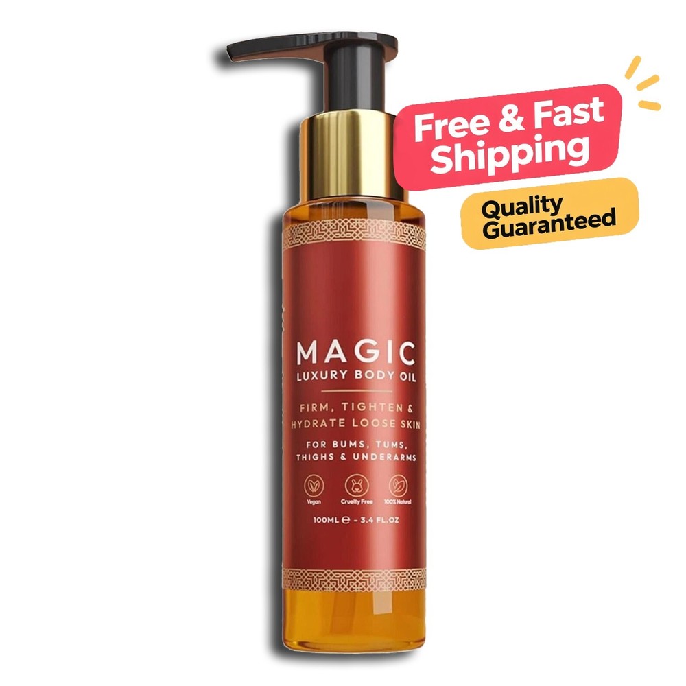 Besque Magic Luxury Body Oil 100ml for Bums Tums Thighs Arms