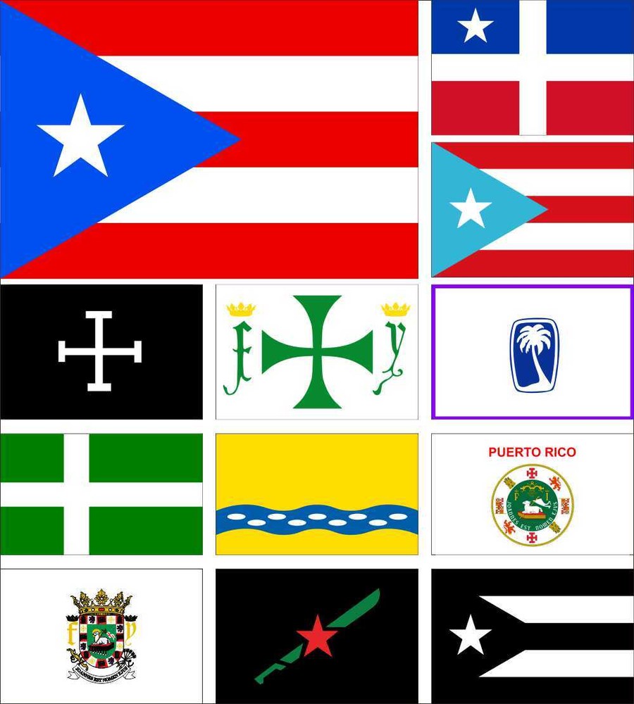 USA Puerto Rico Flag Governor Nationalist Independence Party Columbus PIP PNP