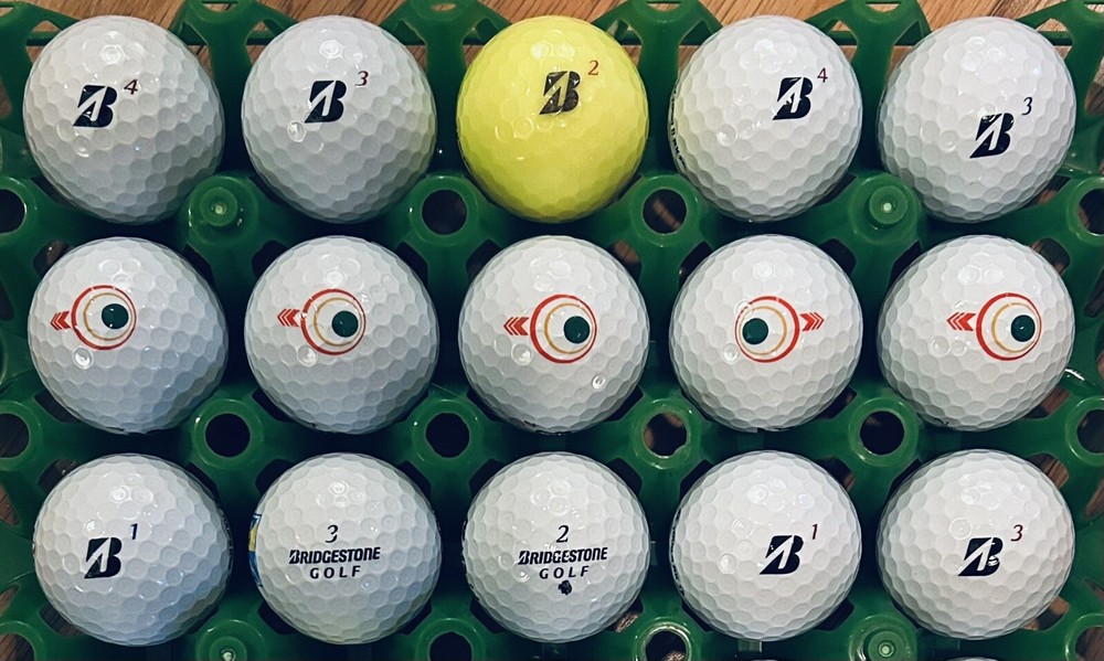 15 Bridgestone Tour B Series Golf Balls - MINT / AAAAA