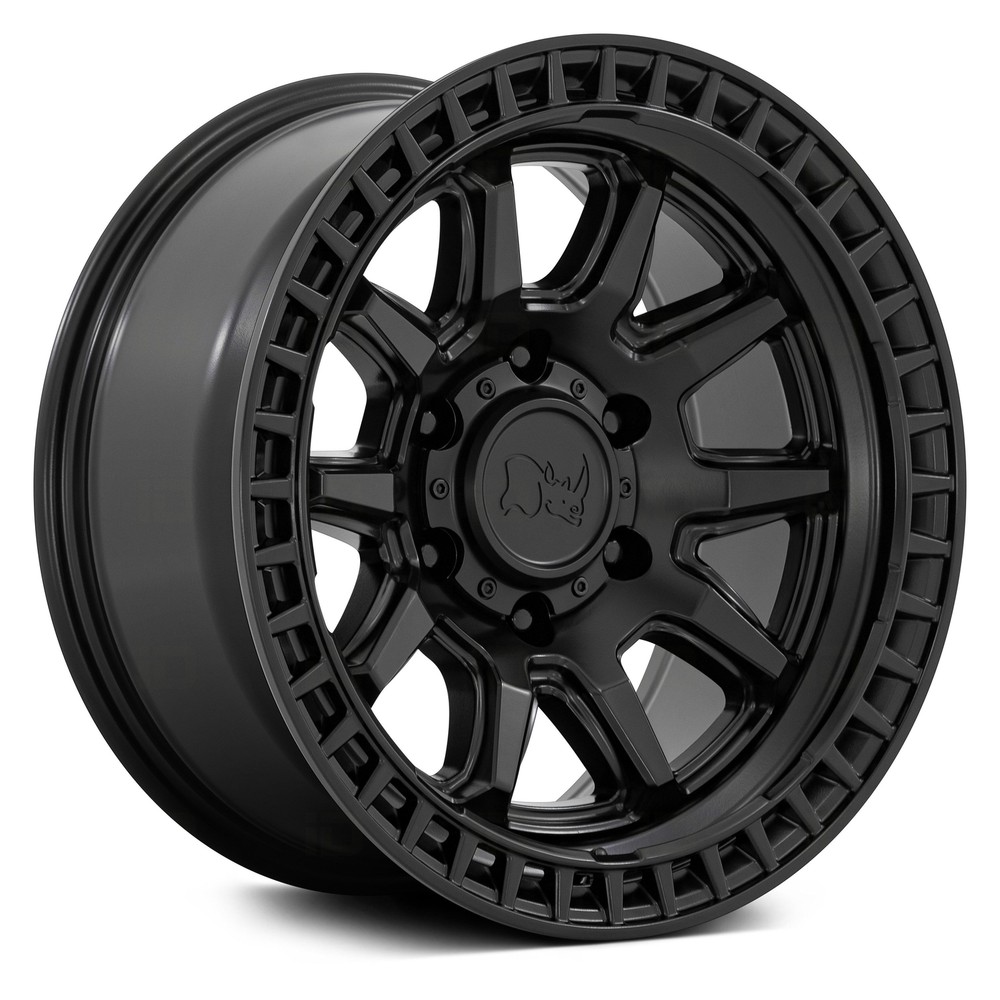 Black Rhino CALICO Wheels 17x8.5 (34, 5x127, 71.5) Black Rims Set of 4