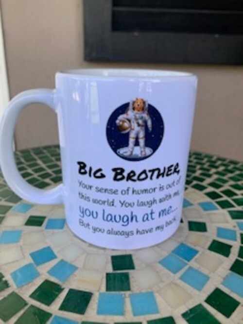 Funny Coffee Mug for Big Brother- Big Bro Gift - Birthday Gift for Him