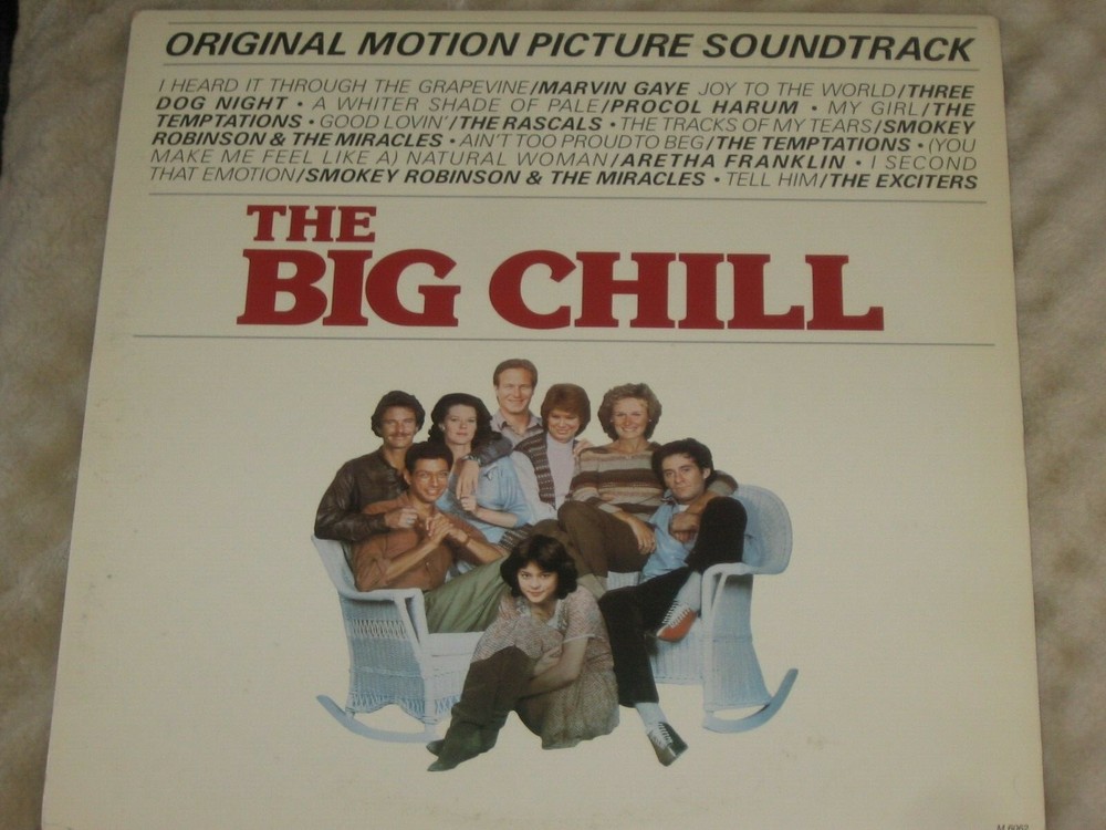 The Big Chill 1983 original soundtrack Canadian + RARE Motown fan club ad sleeve-image