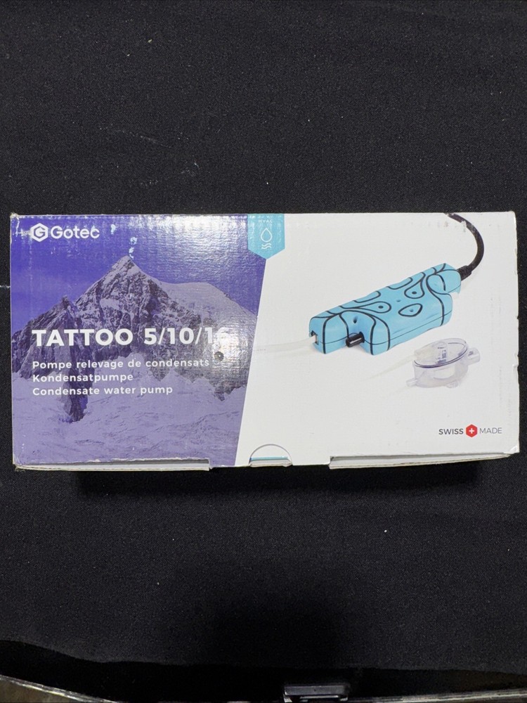 Gotec Tattoo 16 Silent 230V 50Hz Condensate Pump for AC Refrigeration-image