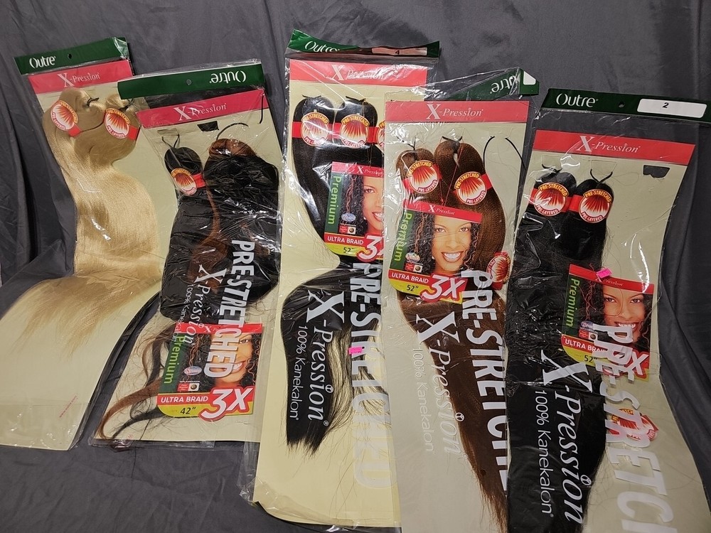 Outre Pre Stretched Kanekalon Ultra Braid 3x Hair Lot Bundle #H2