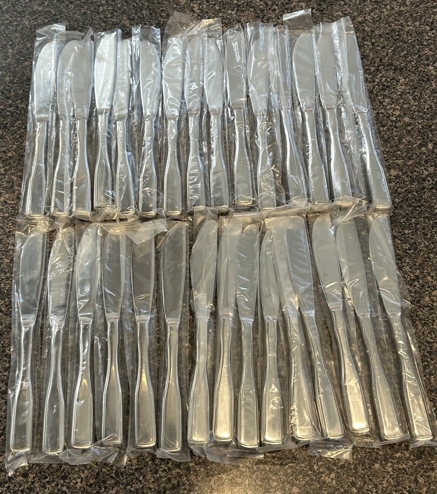 Delta Airlines ABCO Unused Stainless Silverware Knife Lot of 30-image