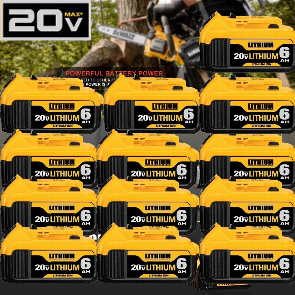 1-10Pack replacement For DEWALT DCB207 20V 20Volt Max Lithium Compact Battery