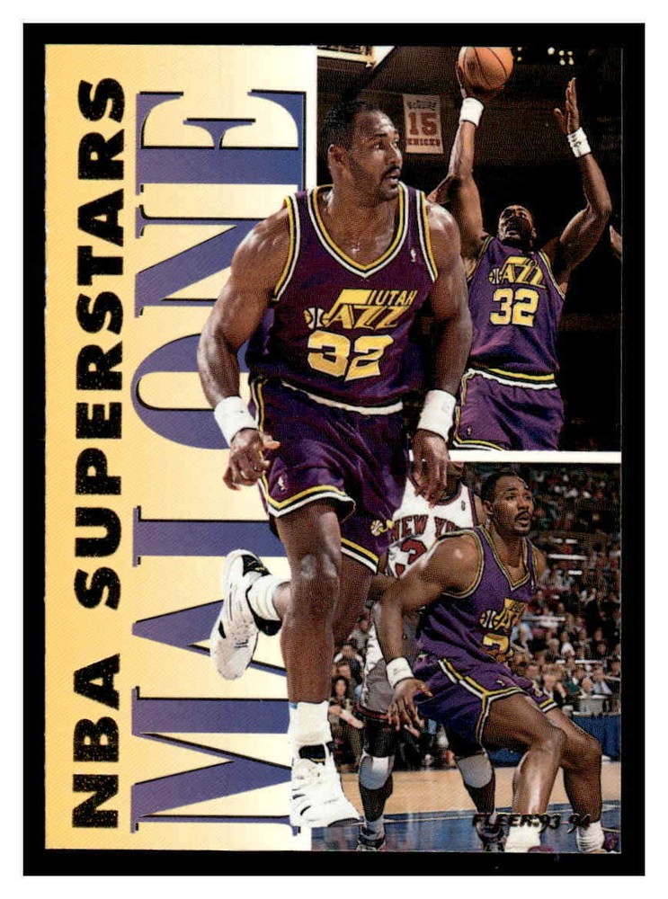 1993-94 Fleer #10 Karl Malone NBA Superstars