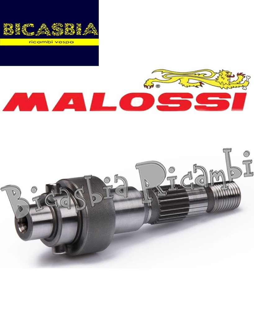Malossi Piaggio 50 SI Ciao Bravo Wheel Axle 119.6mm DM 23 19448