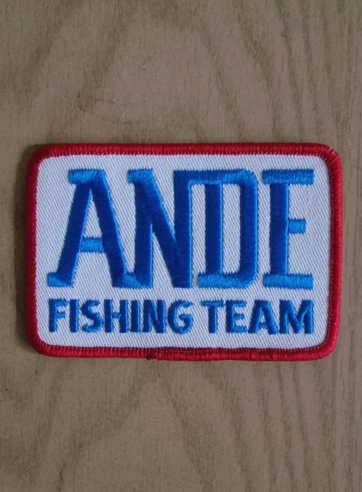ANDE FISHING TEAM  PATCH, EXCELLENT CONDITION