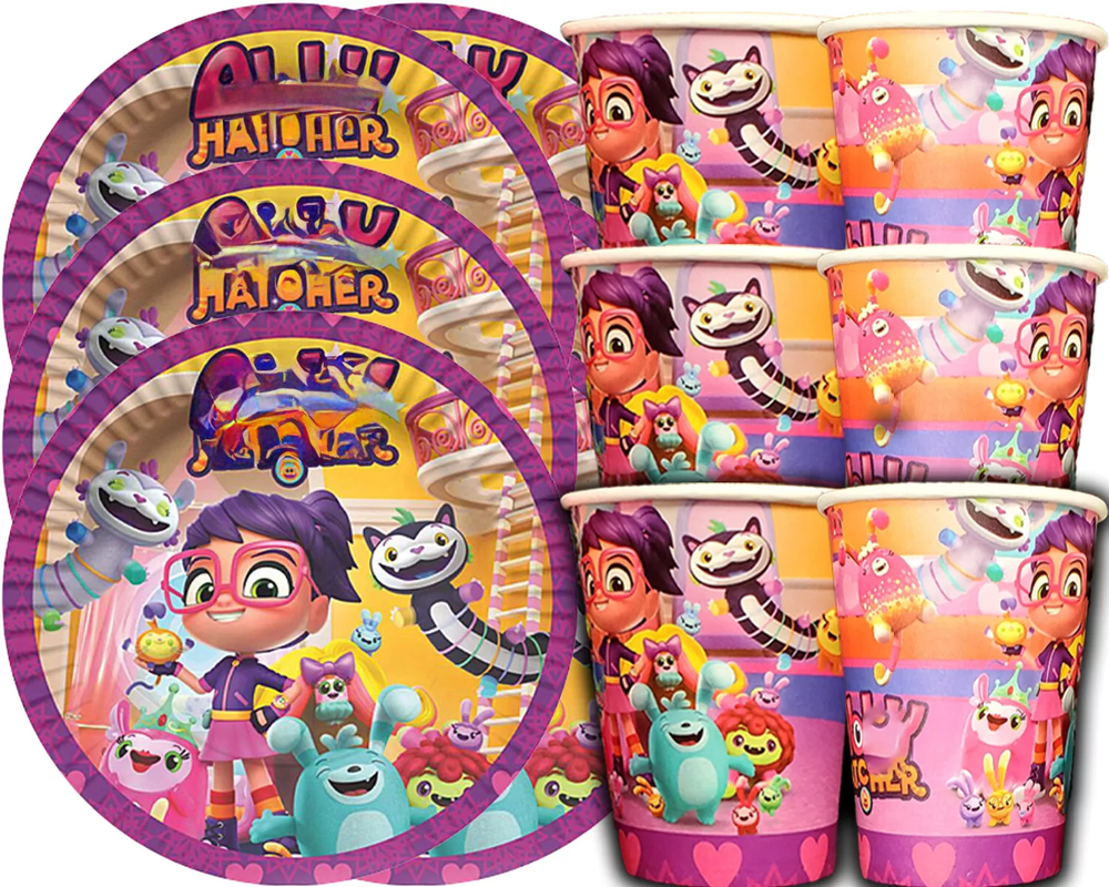 Abby Hatcher Cupcake Cake Topper for Birthday Theme Supplies and Party Favors-image