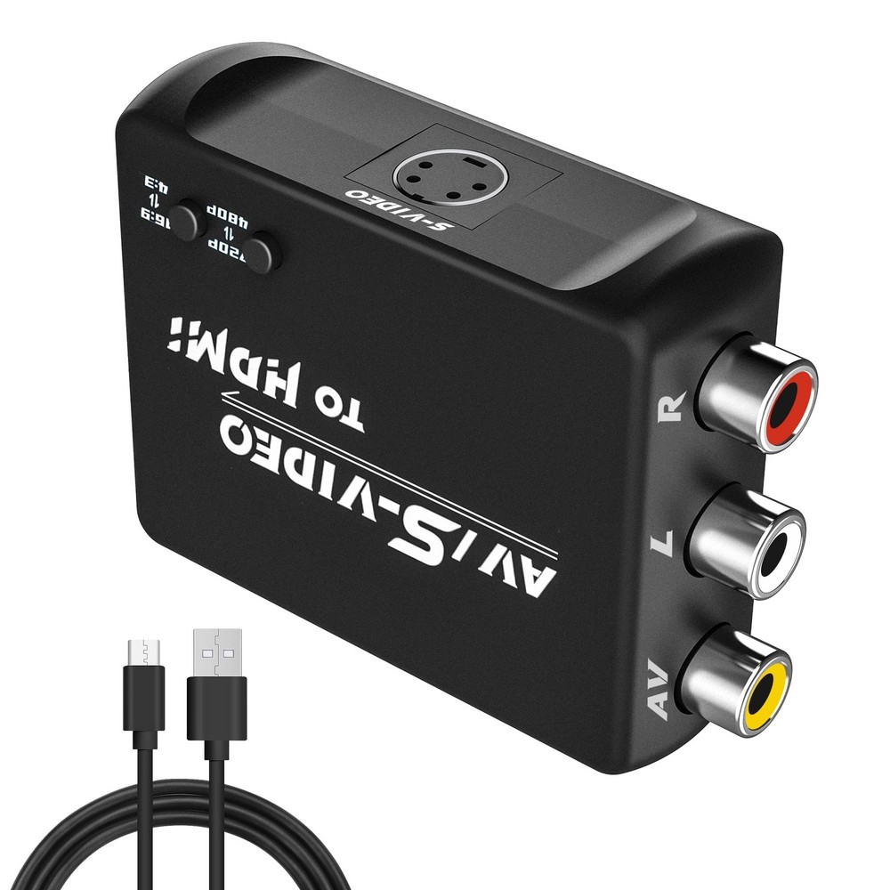 RCA to HDMI Converter with S-Video and Composite AV Support