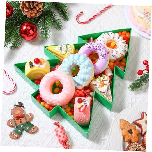 Large Christmas Cardboard Letter Charcuterie Box 12'' Fillable Christmas Tree