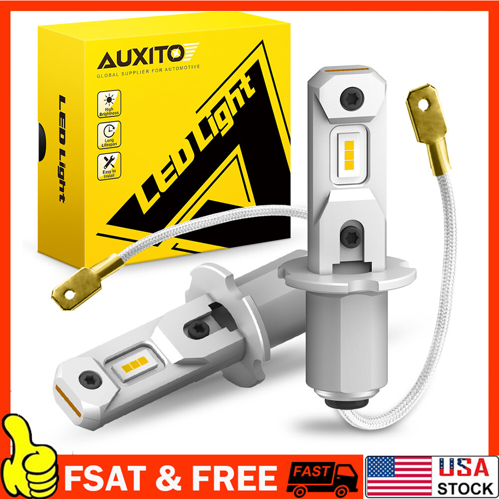 40W 4000LM Yellow H3 LED Fog Light Bulbs 3000K Bright Upgrade-image